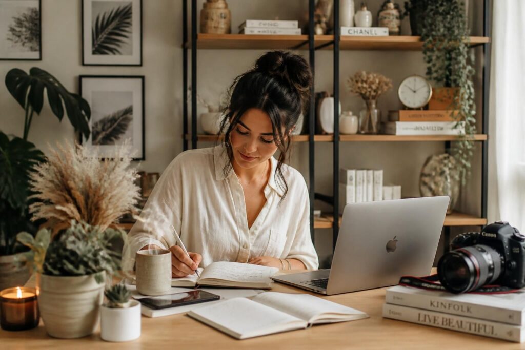 découvrez comment devenir créatrice de contenu lifestyle en trouvant votre univers unique et en définissant une ligne éditoriale claire pour captiver votre audience.
