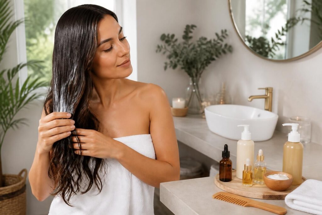 Cheveux : la routine pour des longueurs saines et brillantes