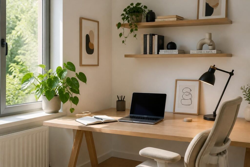découvrez comment aménager un intérieur inspirant et fonctionnel pour optimiser votre travail à domicile, alliant confort et productivité.