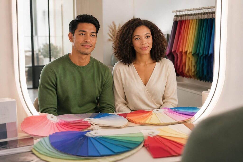 découvrez la colorimétrie et apprenez à identifier les couleurs qui valorisent naturellement votre teint et votre style.
