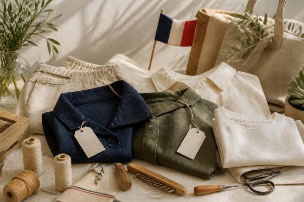 découvrez 10 marques françaises engagées en mode éthique pour consommer responsable et durable.