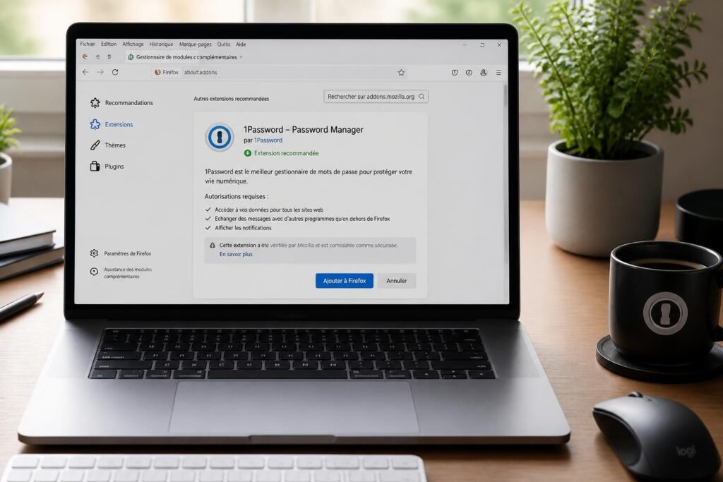 1password sur Mozilla Firefox : installer et utiliser l’extension sécurisée